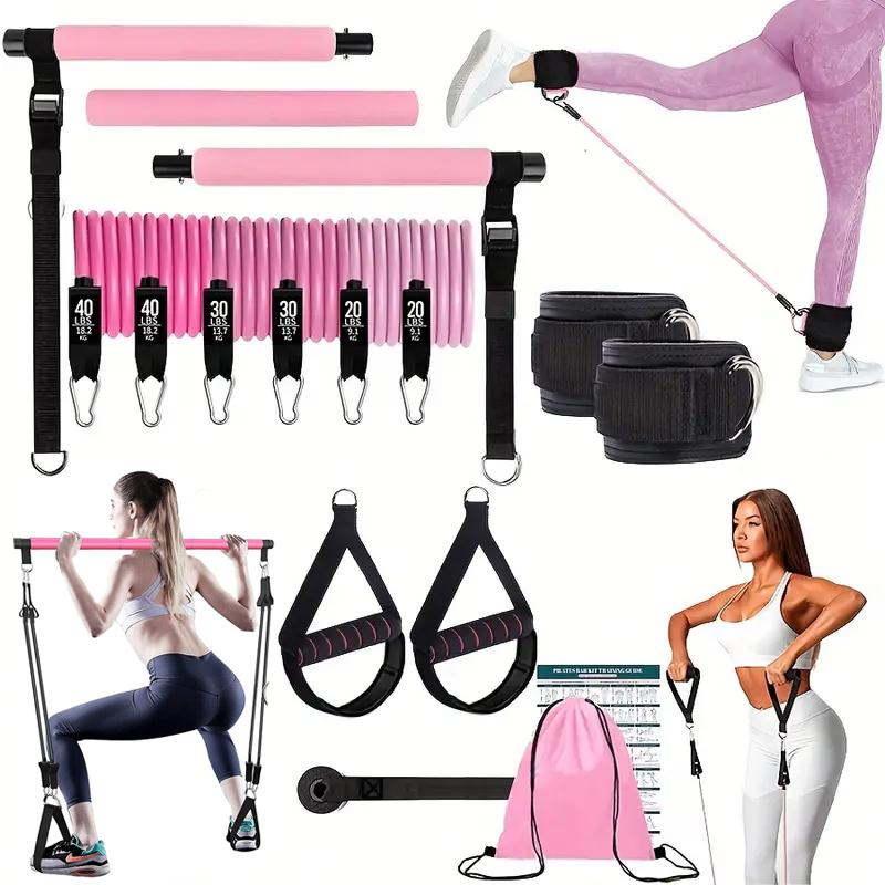 Pilates Yoga Barı - Kit Multifunzionale per Pilates con Barra