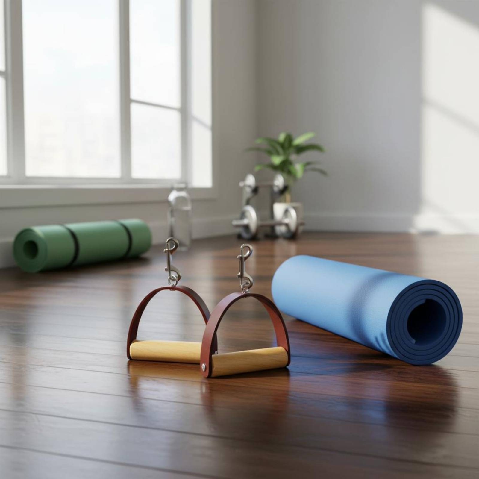 Set di 2 Pezzi Maniglie in Pel - Pilates & Yoga Studio Alineacion recensione e prezzo