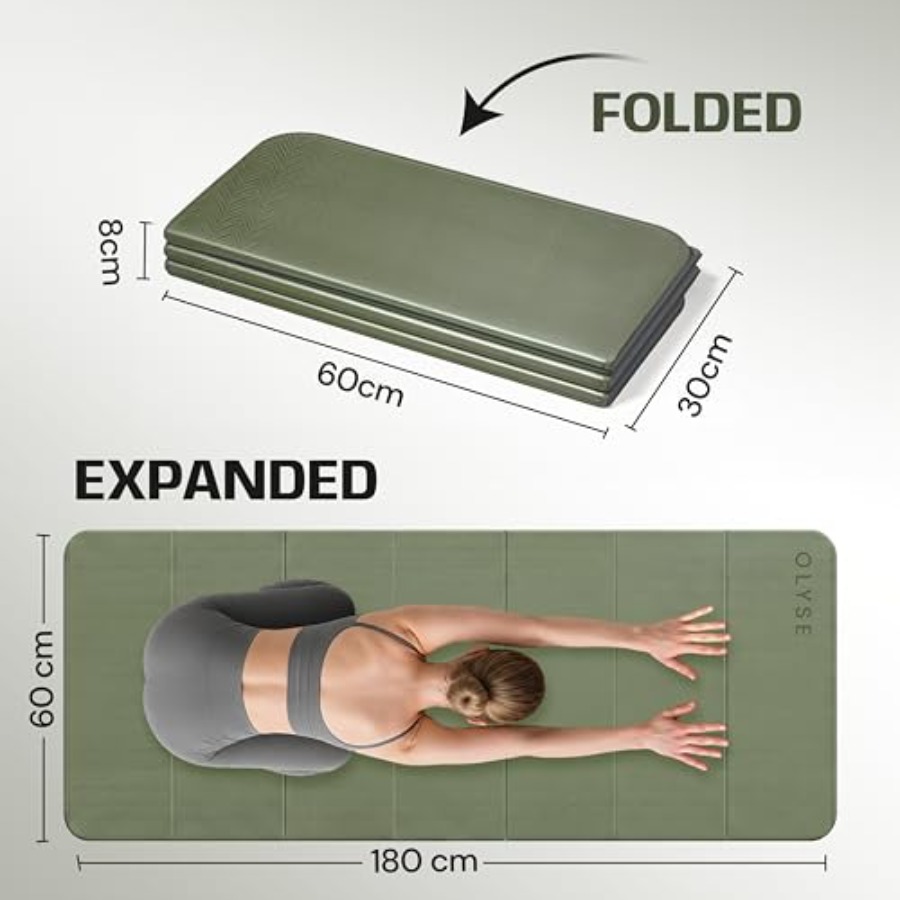 Tappetino Yoga Pieghevole per  - Pilates Yoga Hiit recensione e prezzo